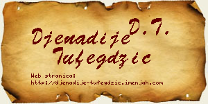 Đenadije Tufegdžić vizit kartica